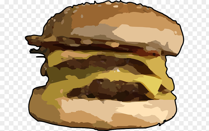 Burger And Sandwich Hamburger Cheeseburger Fast Food Bacon PNG