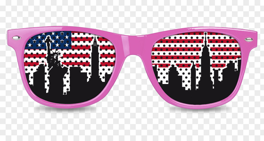 Ny Skyline Goggles Sunglasses PNG