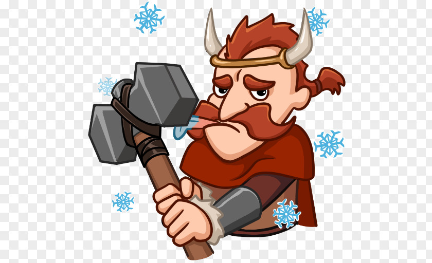 Sticker VKontakte Personal Message Viking Clip Art PNG