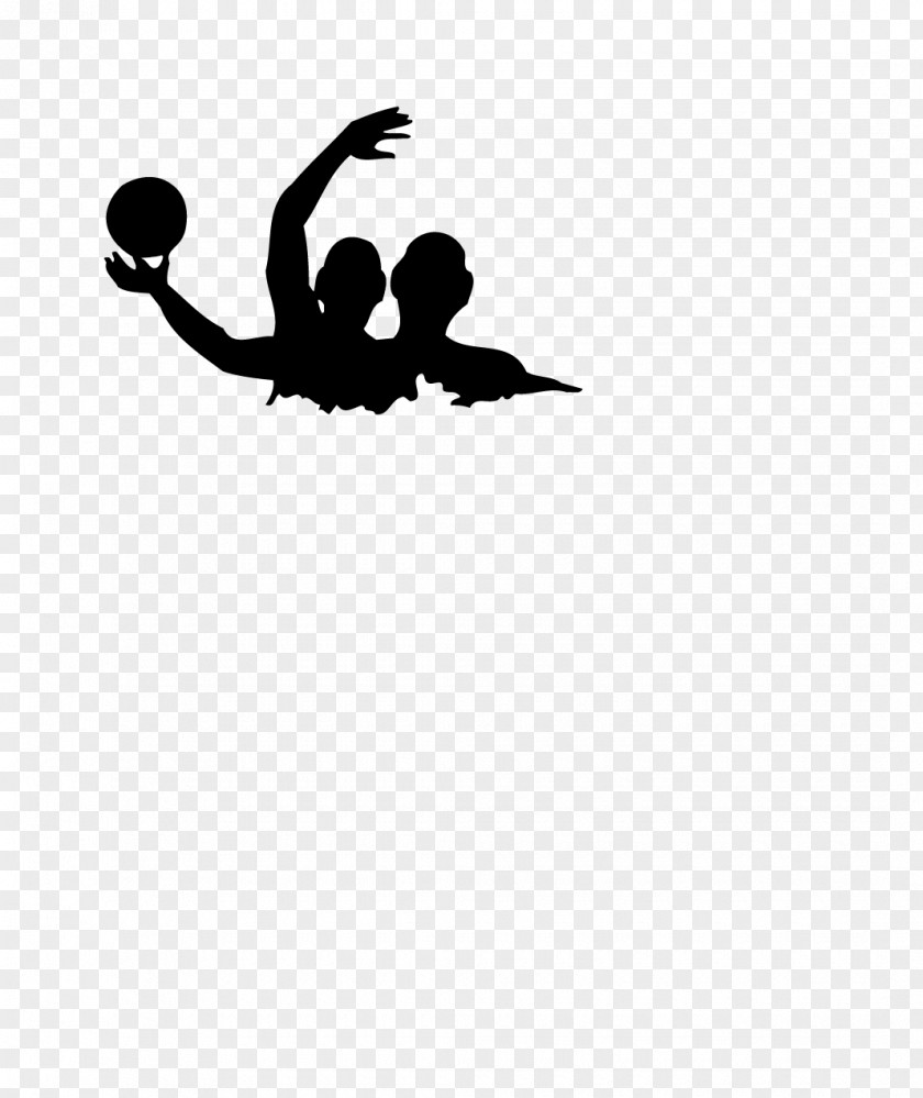 Water Polo Silhouette Wall Decal Sticker PNG