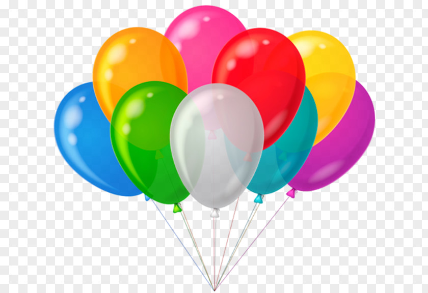 Watercolor Balloon Gas Helium Party Birthday PNG