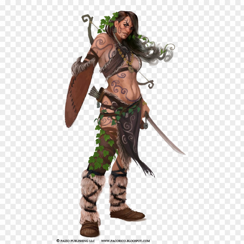 Woman Pathfinder Roleplaying Game Dungeons & Dragons Druid Barbarian Role-playing PNG