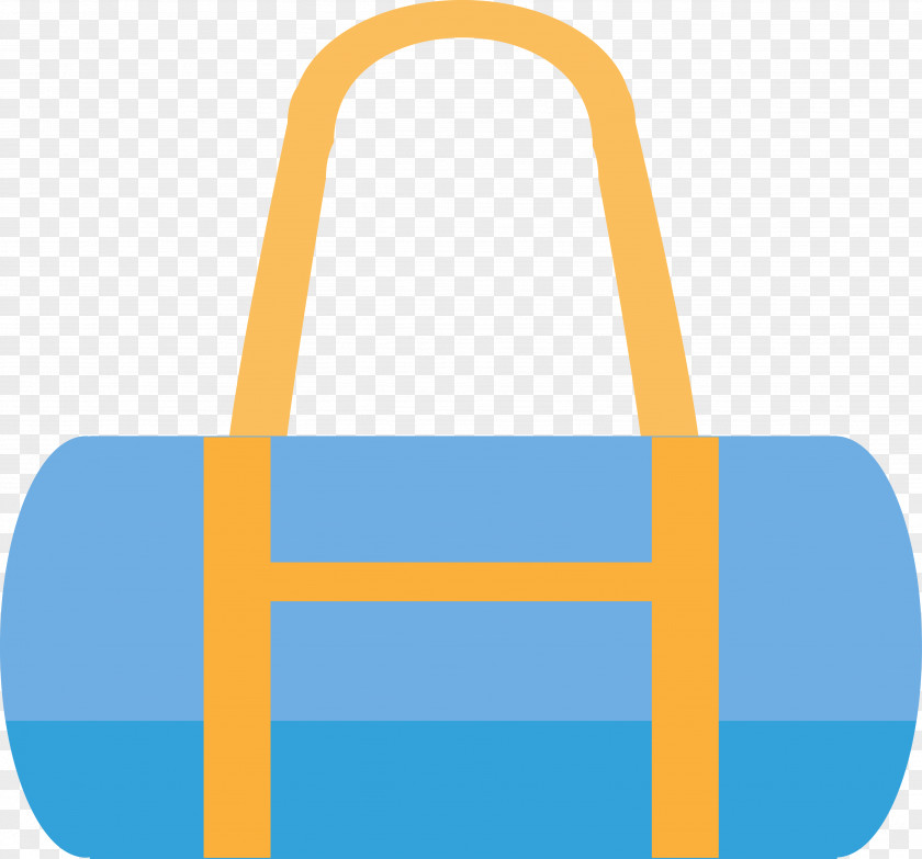 Blue Vector Travel Tote Handbag Brand Pattern PNG