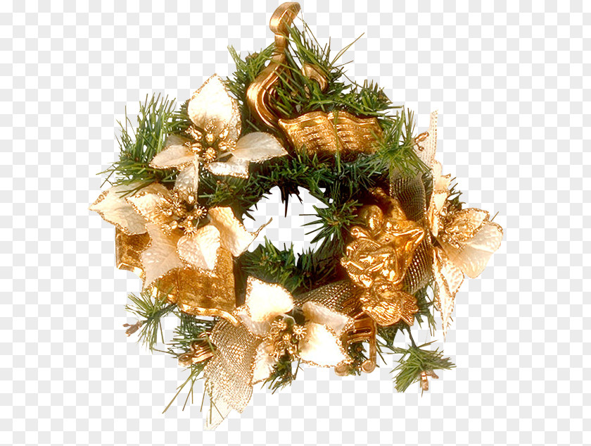 Christmas New Year Wreath Holiday Clip Art PNG