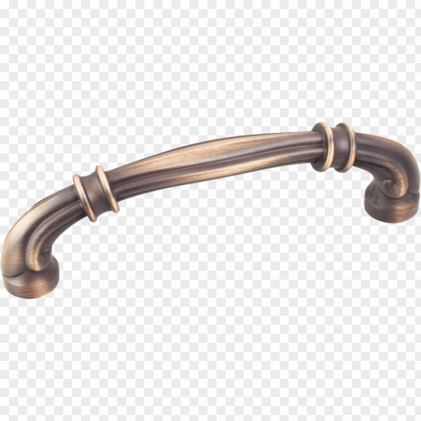 Drawer Pull Cabinetry Brushed Metal Copper Handle PNG