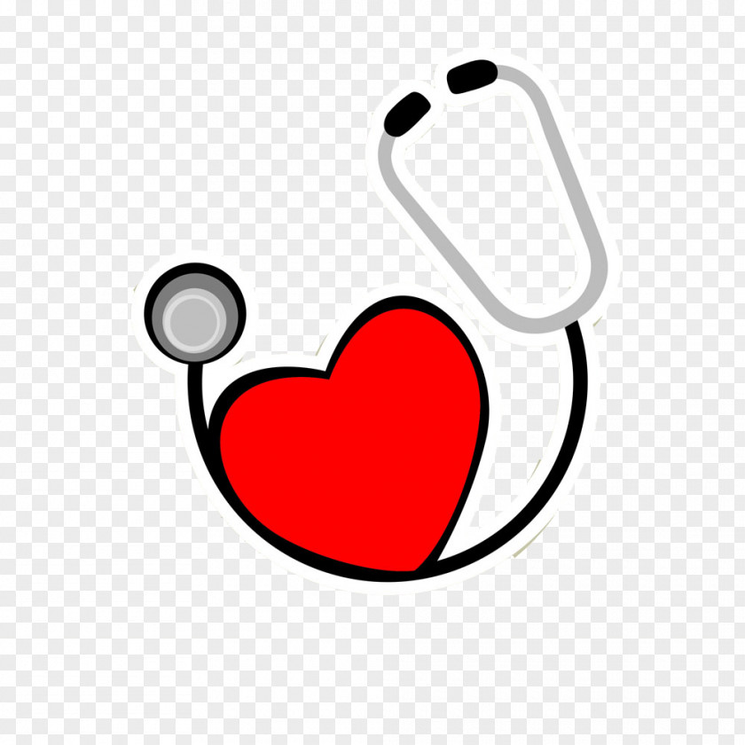 Heart And Stethoscope Medicine Hypertension PNG