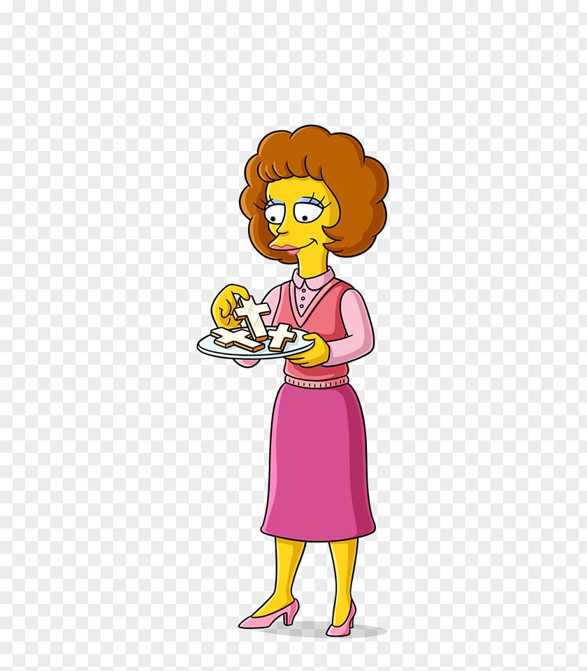 The Simpsons Movie Maude Flanders Ned Marge Simpson Bart Mona PNG
