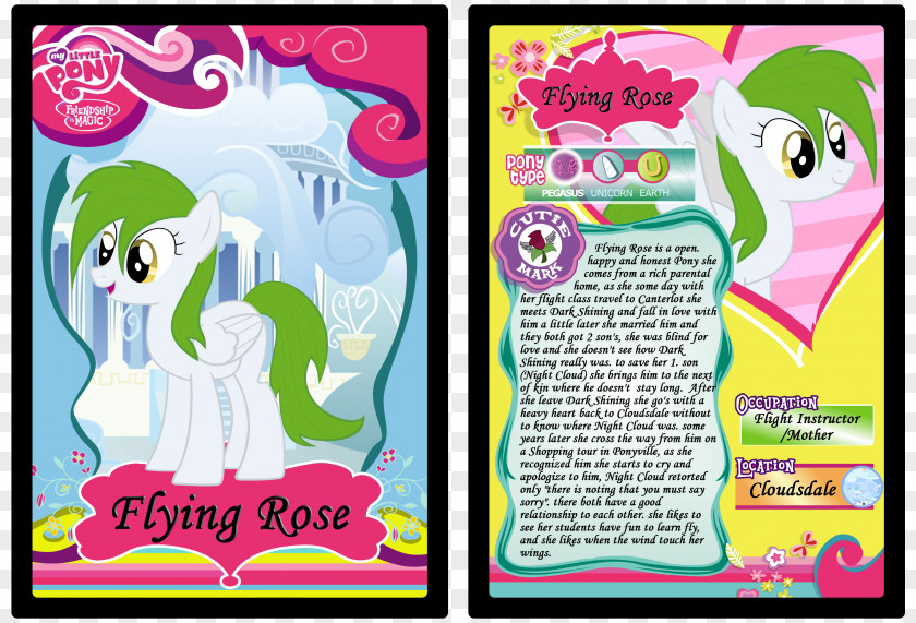 Valentine Night My Little Pony Collectible Card Game Playing Collectable Trading Cards PNG