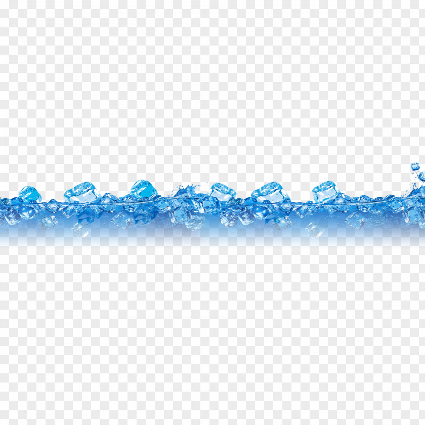 Chunks Of Ice Design Blue Advertising Download PNG