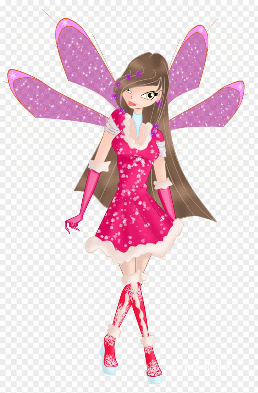 Fairy Magenta Barbie PNG