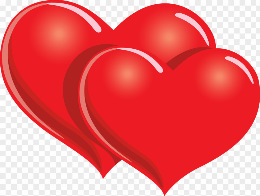 Hearts For Love Valentines Day Heart Clip Art PNG