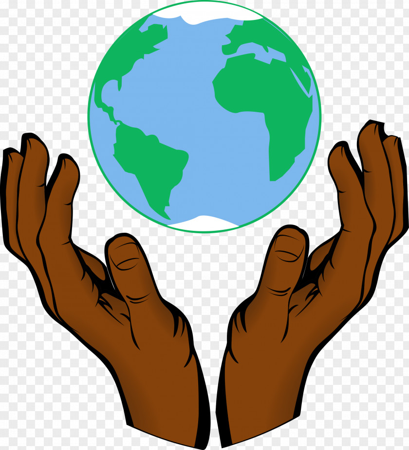 Open Hands Earth Clip Art PNG