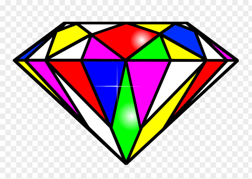 Purplish Blue Color Diamond Triangle Rainbow Pool Clip Art PNG