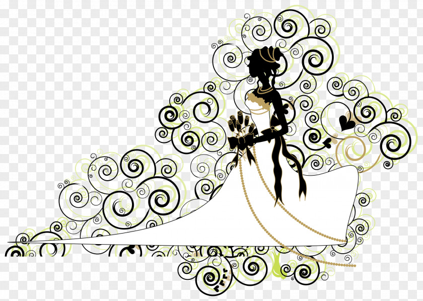 The Woman Who Wears Wedding Invitation Clip Art PNG