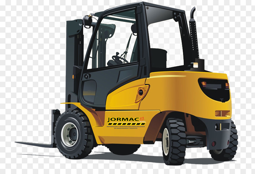 Warehouse Tire Forklift Machine Погрузчик PNG