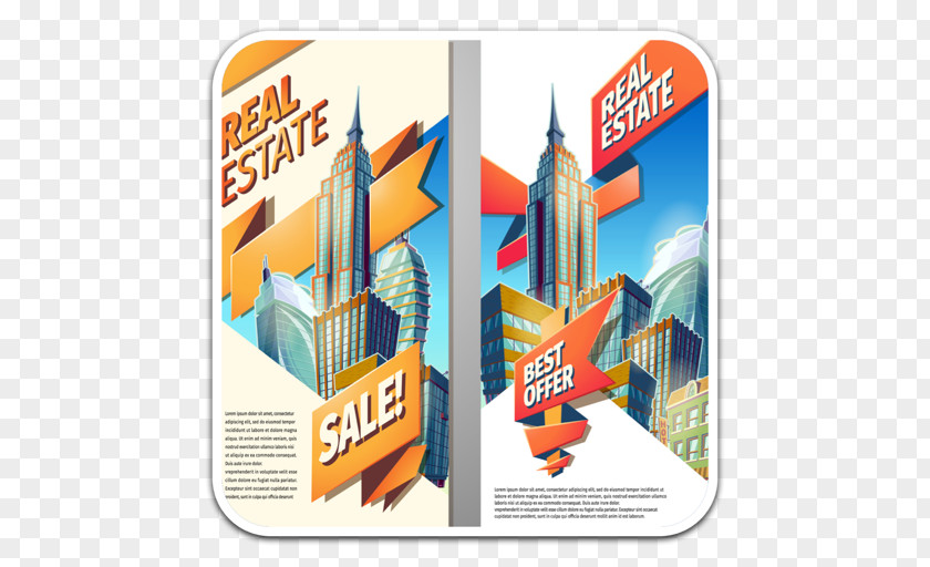 Building Advertising Poster PNG