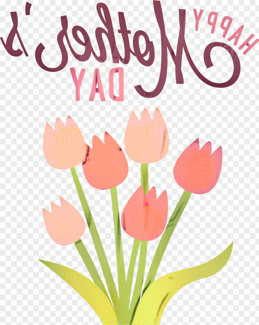 Floral Design Tulip Cut Flowers Illustration Greeting & Note Cards PNG
