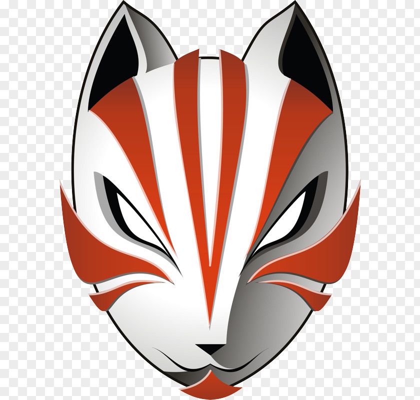 Mask Kitsune Black Ops Fox ANBU PNG