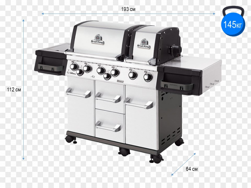American Solid Wood Barbecue Grill Broil King Regal S590 Pro Imperial XL XLS 957347 PNG