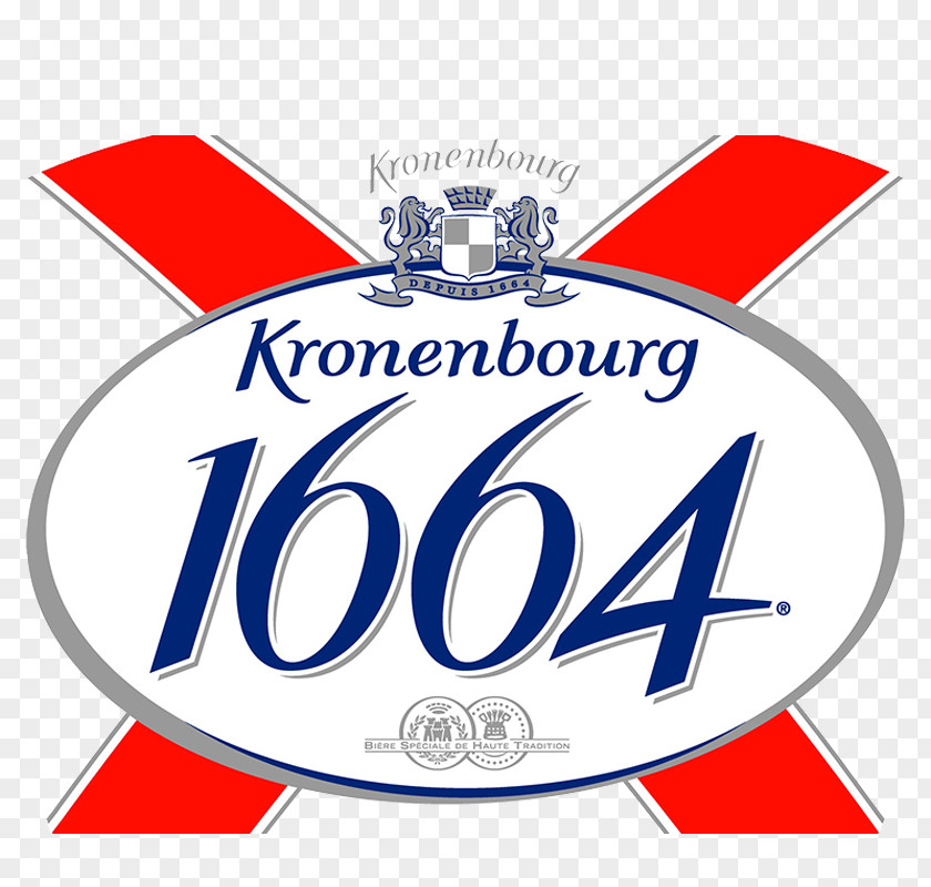 Beer Kronenbourg Brewery Blanc Logo 1664 PNG