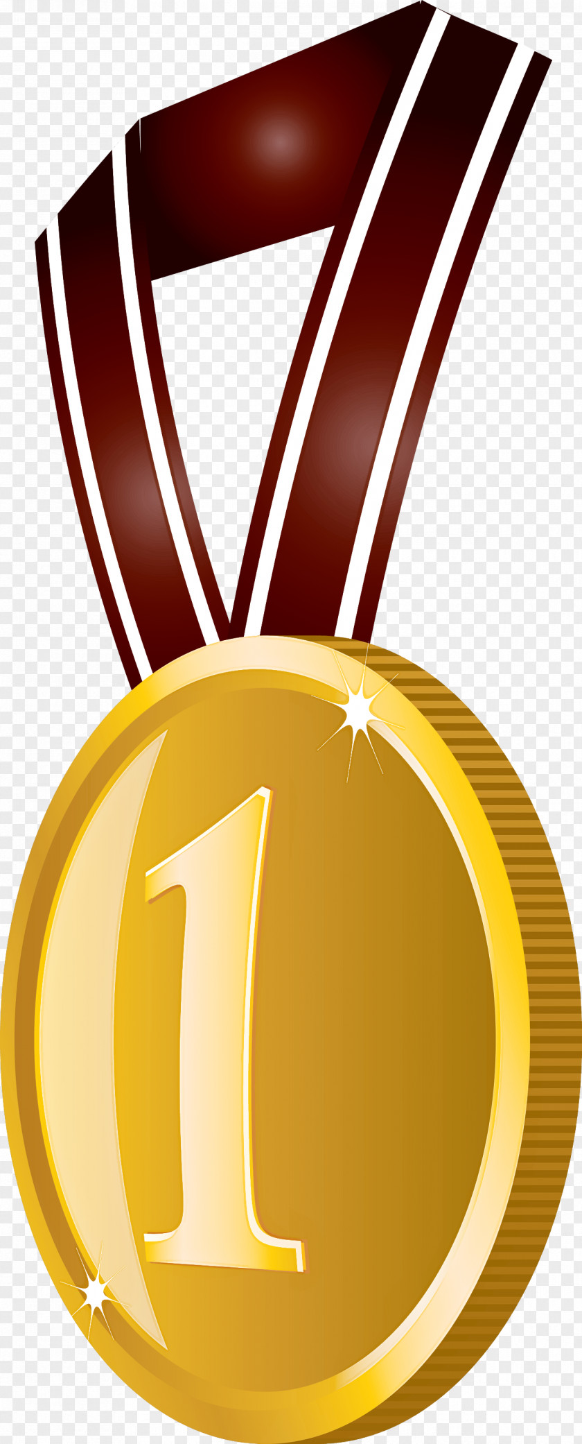 Gold Badge No 1 Award PNG