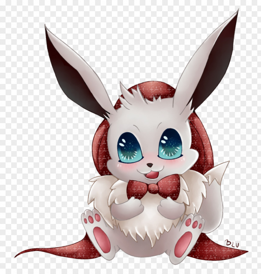 Little Red Eevee Easter Bunny Pokémon Flower Crown PNG
