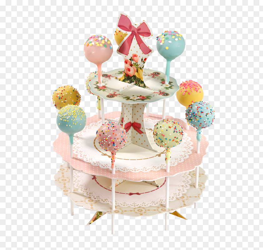 Lollipop Frosting & Icing Cake Pop Layer PNG