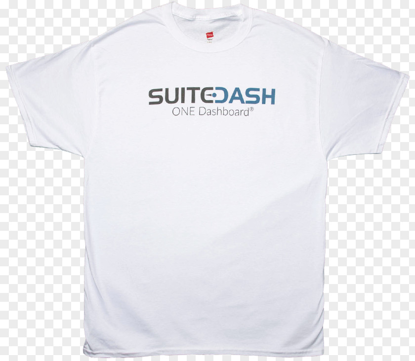 White Short Sleeve T-shirt Logo Font PNG