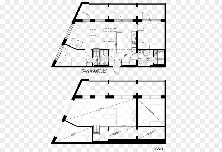 Angle Architecture Floor Plan Facade PNG