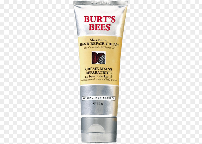 Butter Lotion Burt's Bees Shea Hand Repair Cream Bees, Inc. PNG
