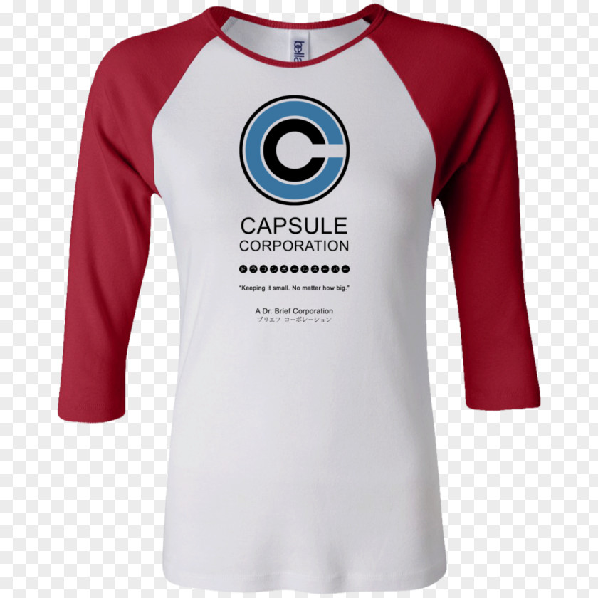 Capsule Corp Long-sleeved T-shirt Hoodie Raglan Sleeve PNG