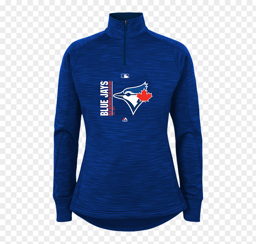 Zipper Shirts Girls Sports Fan Jersey T-shirt Sleeve Toronto Blue Jays Majestic Authentic Collection Team Icon Streak Pullo PNG