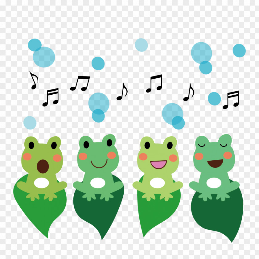 Frog Choir Drawing Clip Art PNG