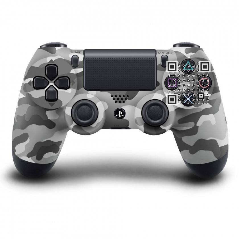 Playstation PlayStation 4 Game Controllers DualShock Urban Camouflage PNG
