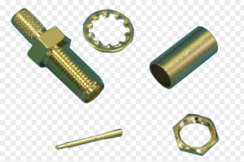 Rpsma RP-SMA Electrical Connector Fastener Crimp Amphenol PNG