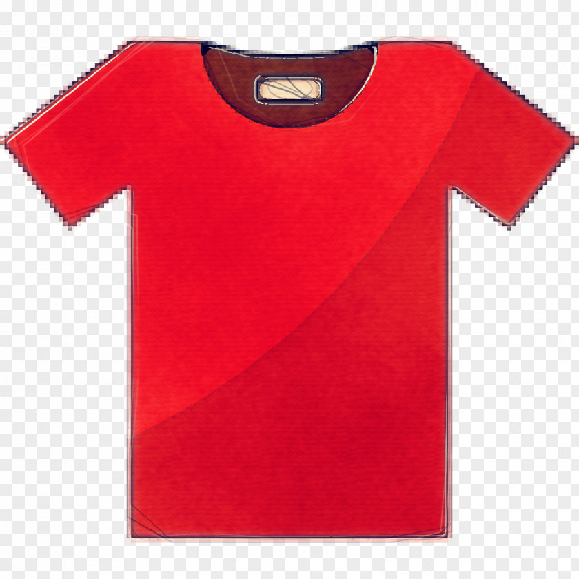 Top Active Shirt Orange PNG