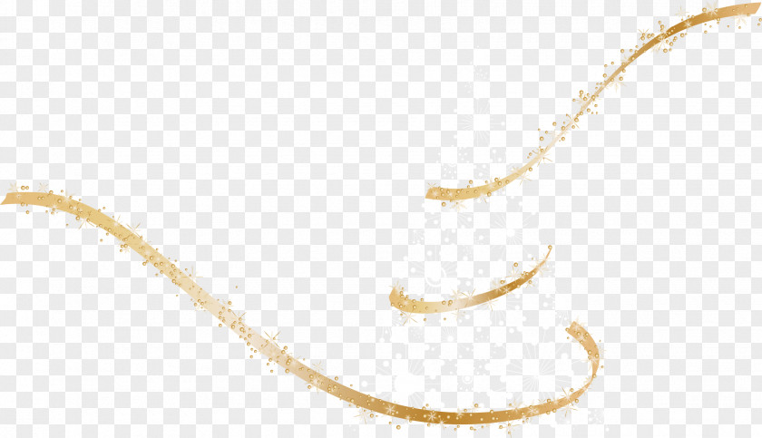 Vector Painted Gold Ribbons PNG