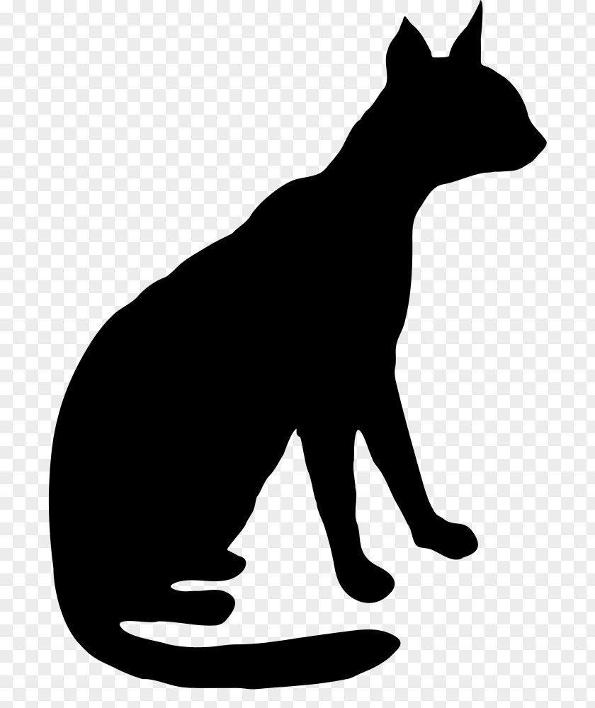 Cat Whiskers Wildcat Silhouette Clip Art PNG