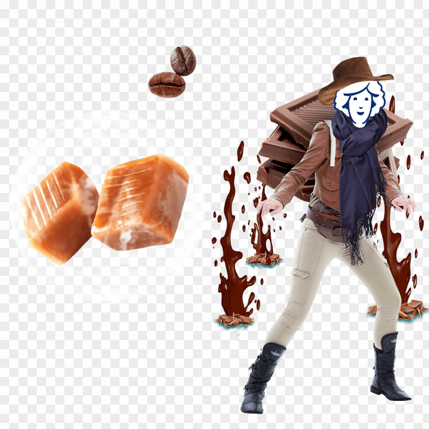 Chocolat Figurine Finger PNG