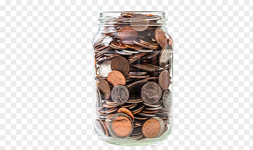Coins To Save Money Coin Piggy Bank Jar Saving PNG