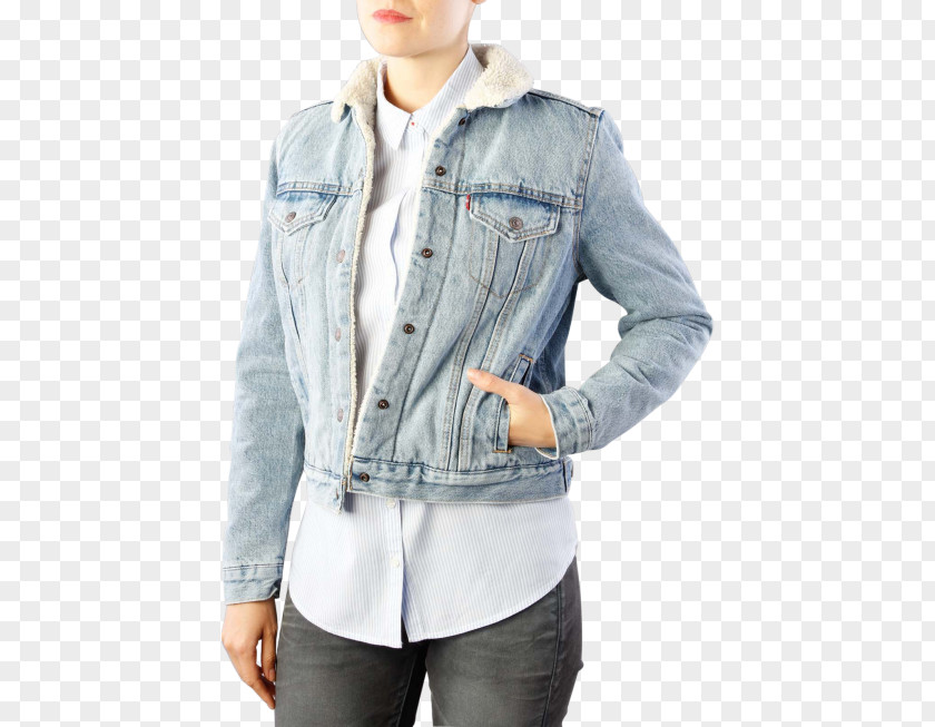 Jacket Levis Jeans Denim Textile Outerwear PNG
