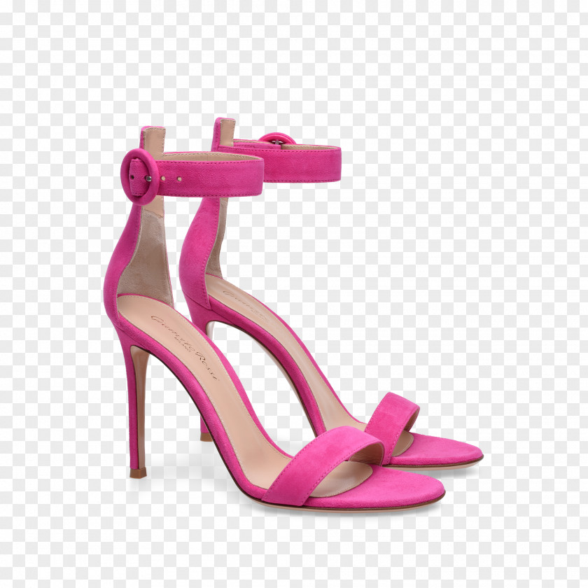 Sandal Pink M Heel PNG