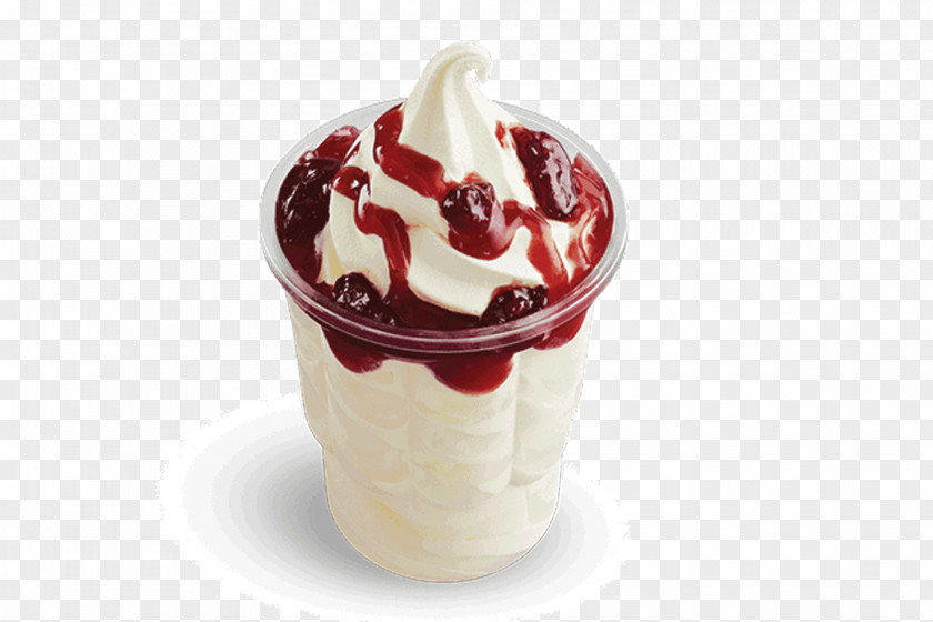 Strawberry Sundae Hamburger Gelato Ice Cream Frozen Yogurt PNG
