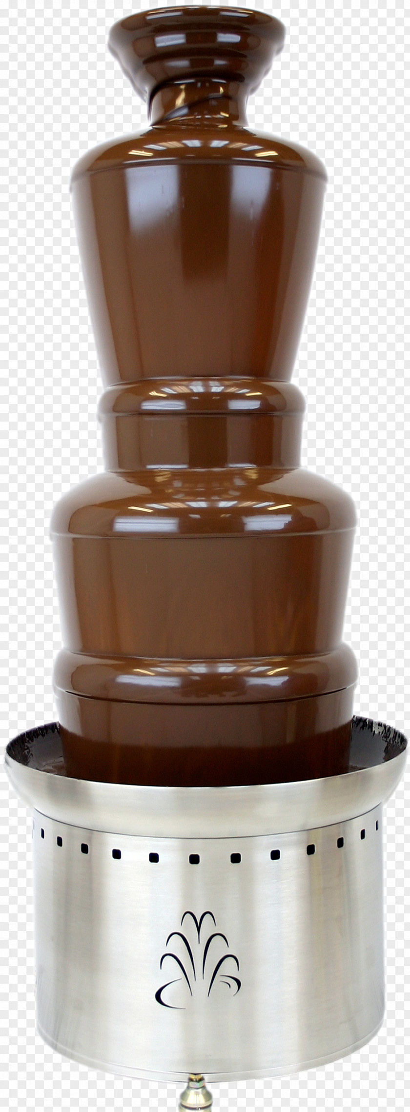 Buffet Chocolate Fountain Fondue PNG