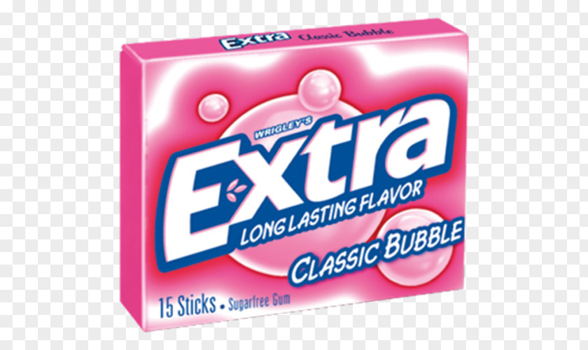 Chewing Gum Extra Bubble Wrigley Company PNG