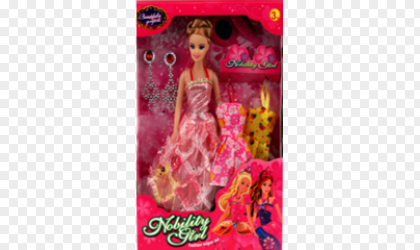 Cloth Doll Pink M RTV Barbie PNG