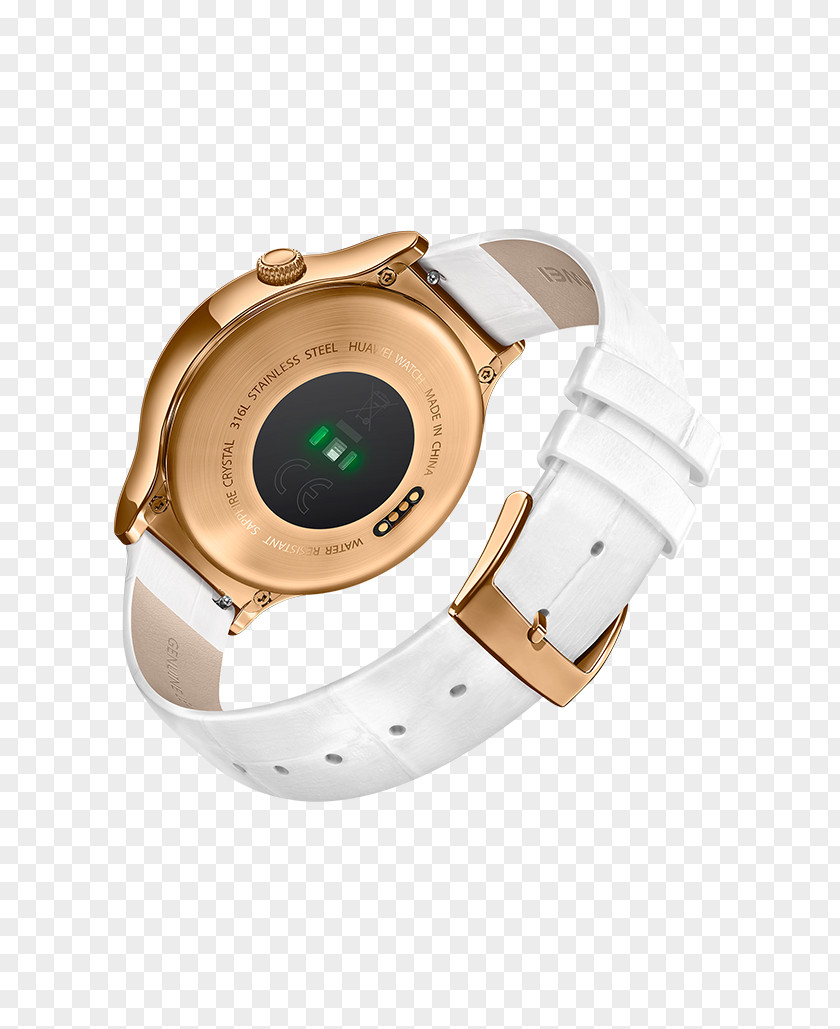 Gold/PearlWatch Huawei Watch Elegant 4GB Women's Smartwatch Smart 55021112 PNG