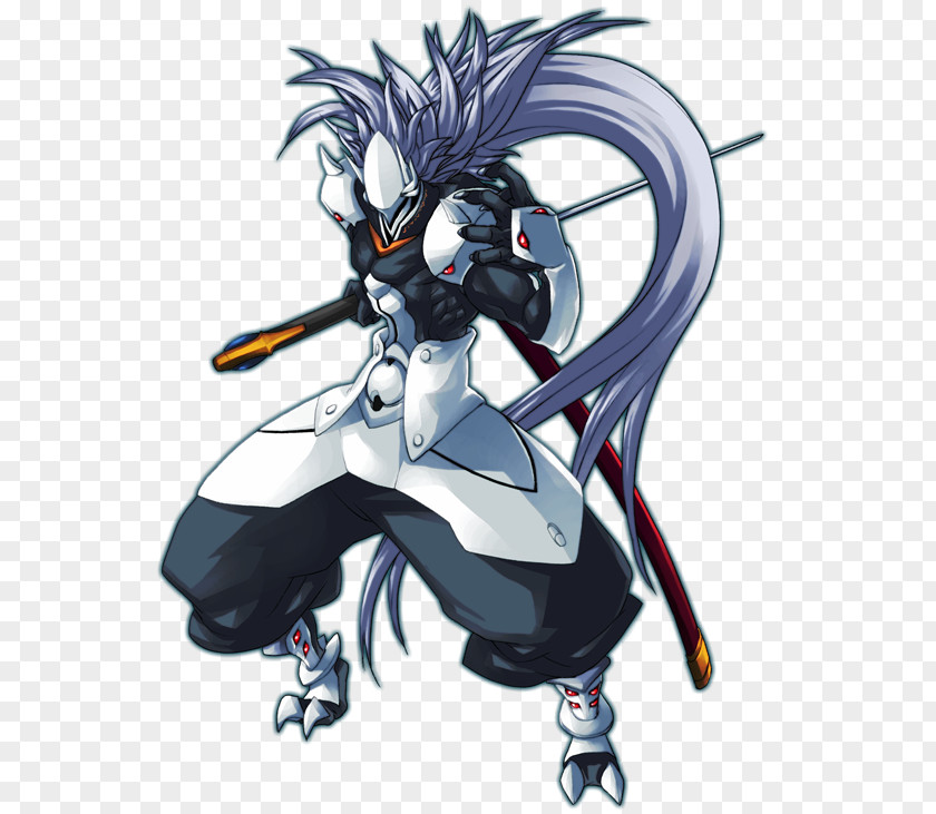 Hakumen BlazBlue: Calamity Trigger Continuum Shift Cross Tag Battle Haku-Men Character PNG