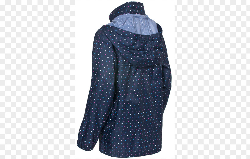 Jacket Polka Dot Sleeve Cobalt Blue Breathability PNG