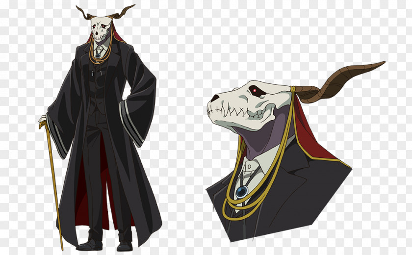 Mask The Ancient Magus' Bride Latex Cosplay Costume PNG